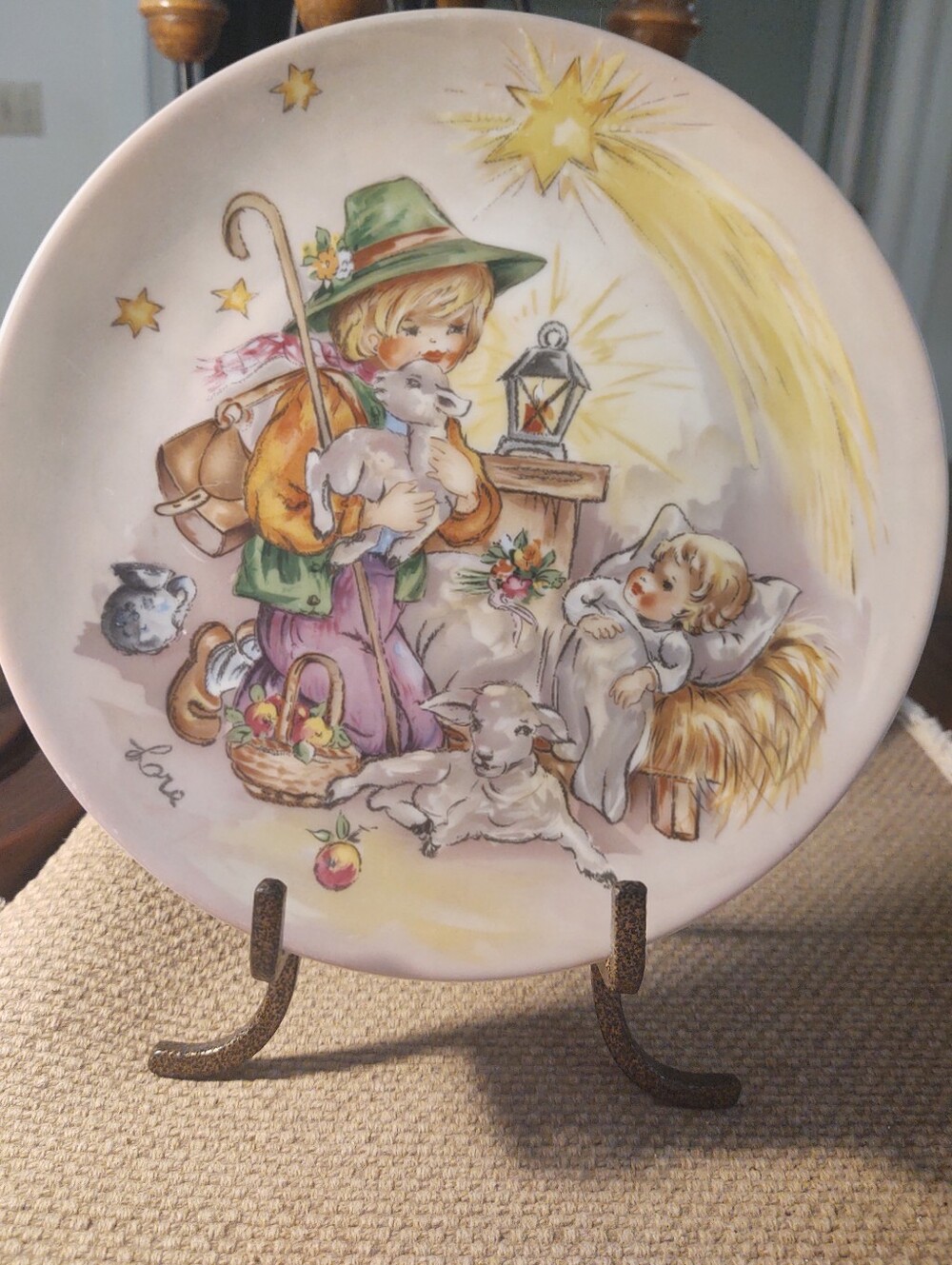 Vintage Christmas Limited Edition Plate